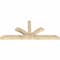 Ekena Millwork Richland Rough Sawn Timber Gable Bracket, Douglas Fir, 108"W x 45"H x 6"D x 6"F, 10/12 Pitch GBW108X45X0606RIC00RDF - alternate 3